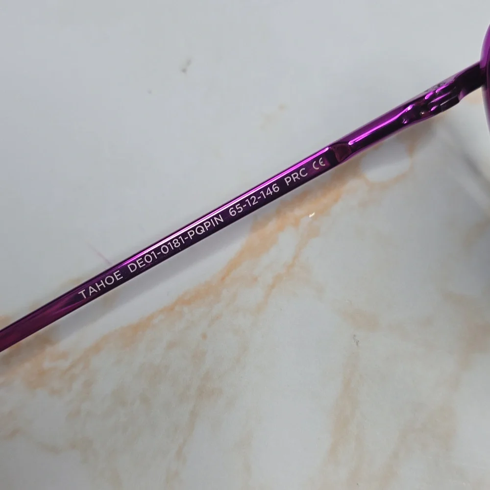 Diff Tahoe Aviator Mirror Pink Purple